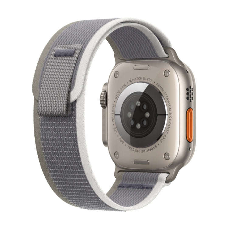 Nylon Watch Band For Apple Watch 42mm / 41mm / 40mm / 38mm (Grey Green)