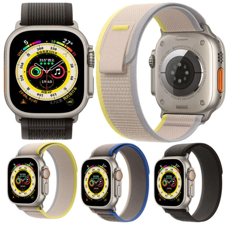 Nylon Watch Band For Apple Watch 42mm / 41mm / 40mm / 38mm (Grey Green)