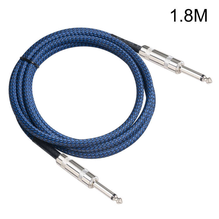 TC048BL 6.35mm Plug Male to Male Electric Guitar Mono Audio Cable, Length:1.8m
