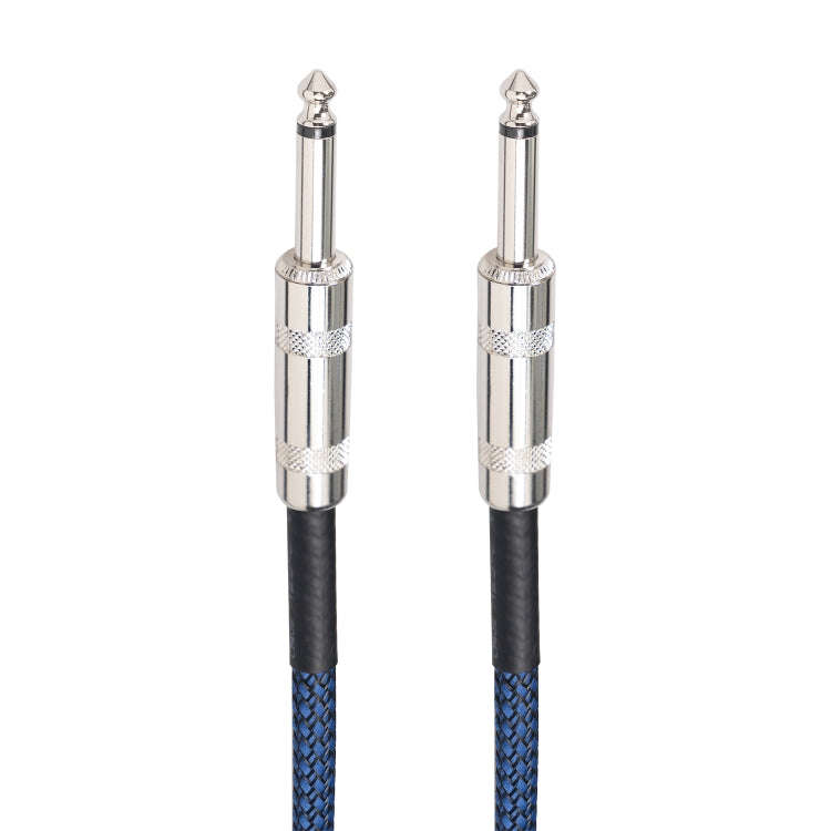 TC048BL 6.35mm Plug Male to Male Electric Guitar Mono Audio Cable, Length:10m