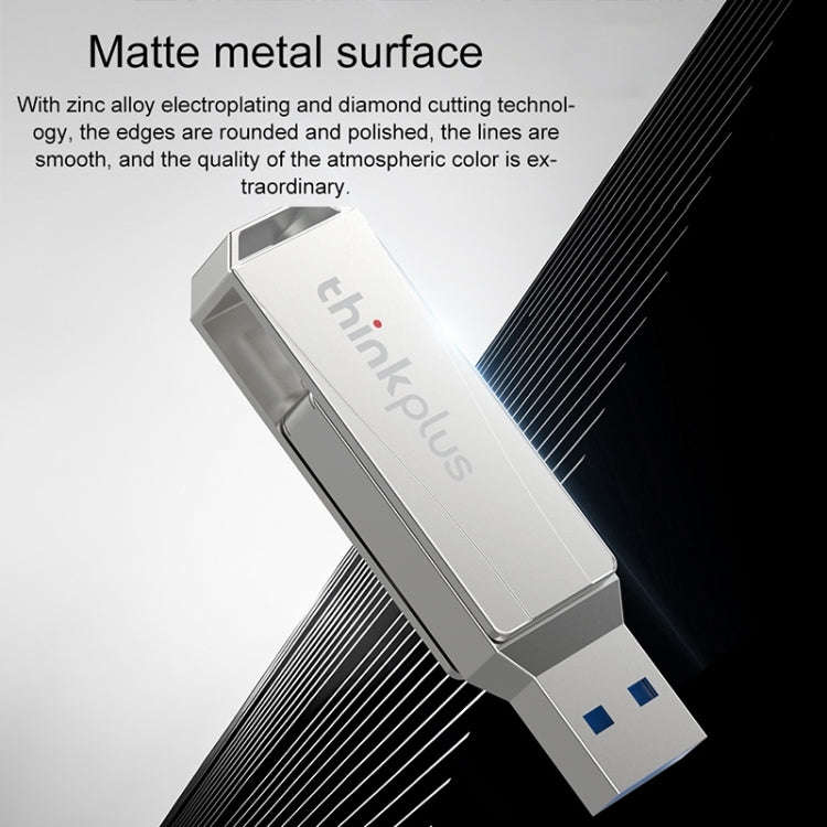 Lenovo Thinkplus MU252 USB 3.1 + USB-C / Type-C Flash Drive, Memory:32GB (Silver)