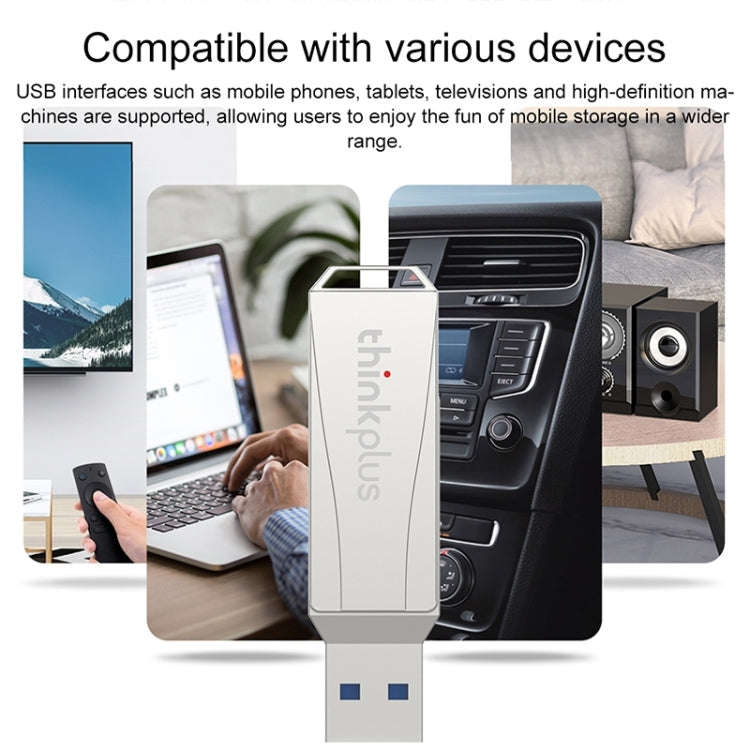 Lenovo Thinkplus MU252 USB 3.1 + USB-C / Type-C Flash Drive, Memory:32GB (Silver)