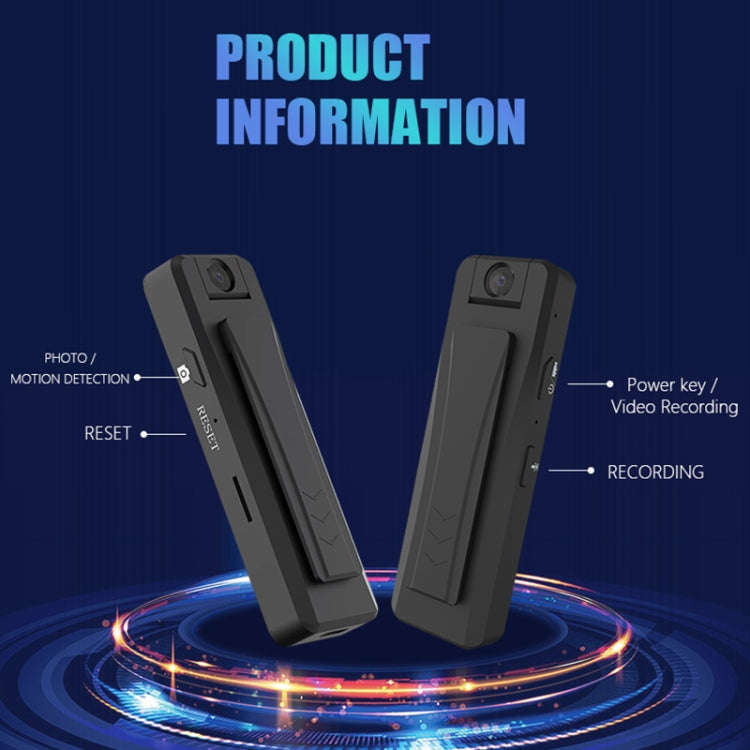S2 1080P HD Surveillance Camera Recorder Pen with Clip(Black)