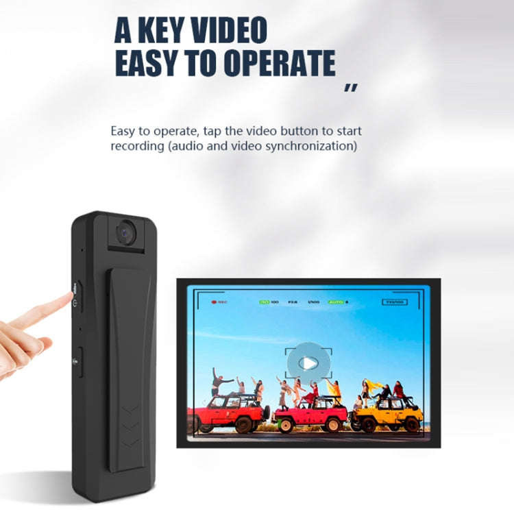 S2 1080P HD Surveillance Camera Recorder Pen with Clip(Black)
