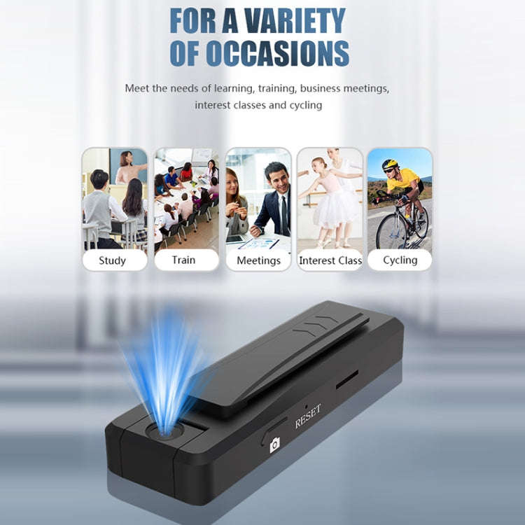 S2 1080P HD Surveillance Camera Recorder Pen with Clip(Black)