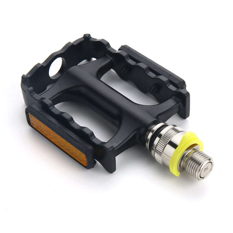 QR921 1 Pair Carbon Fiber Bicycle Quick Release Pedals(Black)