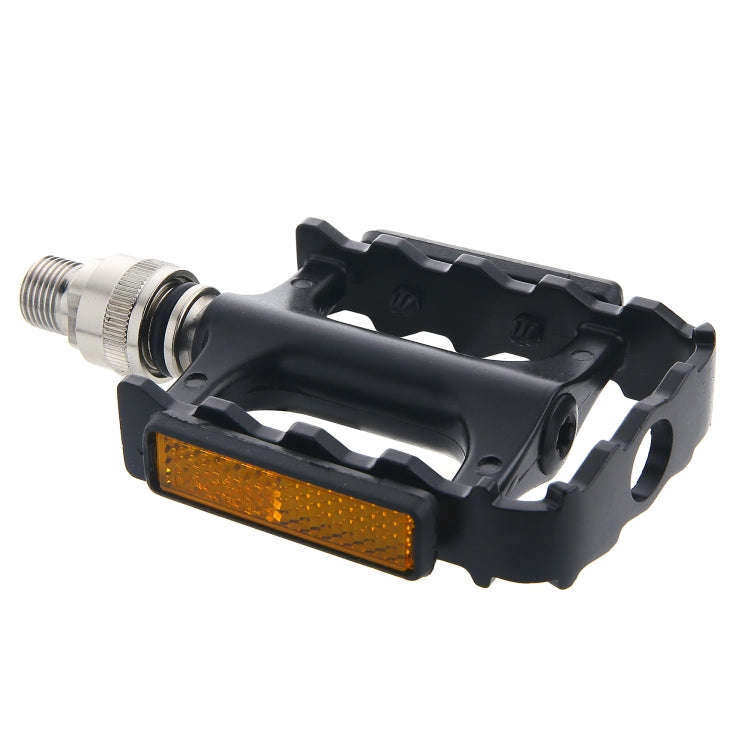 QR921 1 Pair Carbon Fiber Bicycle Quick Release Pedals(Black)