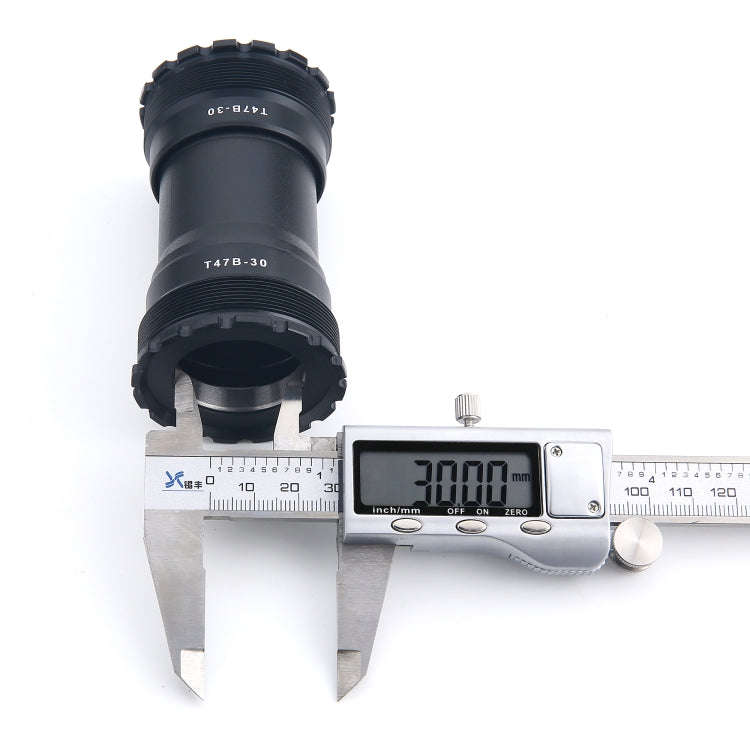 T47B30 Bottom Bracket Fits 86.5mm Width of Bicycle Frame(Black)