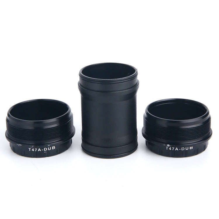 T47ADUB Bottom Bracket Fits 68mm/73mm Width of Bicycle Frame(Black)