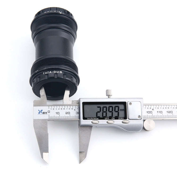 T47ADUB Bottom Bracket Fits 68mm/73mm Width of Bicycle Frame(Black)