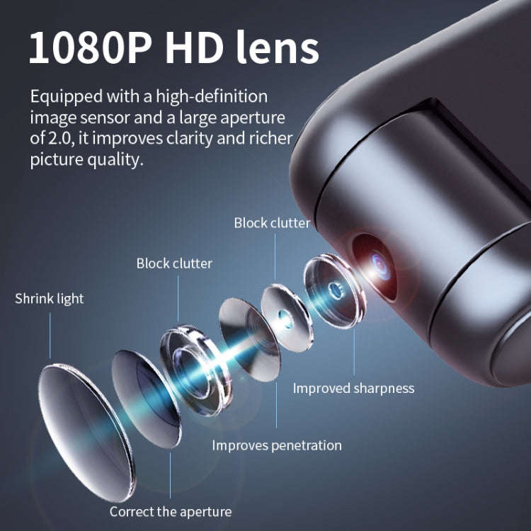 JNN V13 1080P Multifunctional Infrared Night Vision Recorder, Capacity:No Memory(Black)