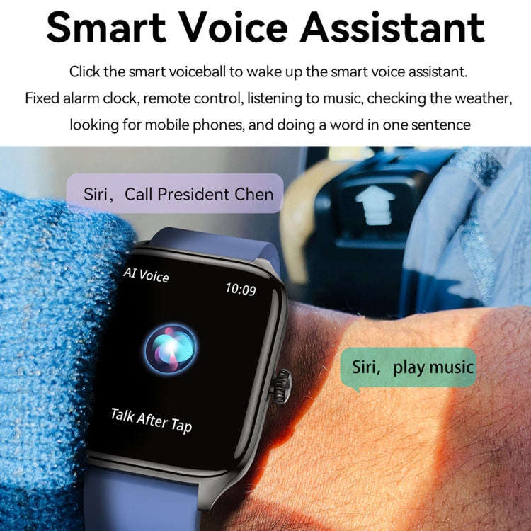 T19 Pro 1.96 inch IP67 Waterproof Silicone Band Smart Watch, Supports Dual-mode Bluetooth Call / ...