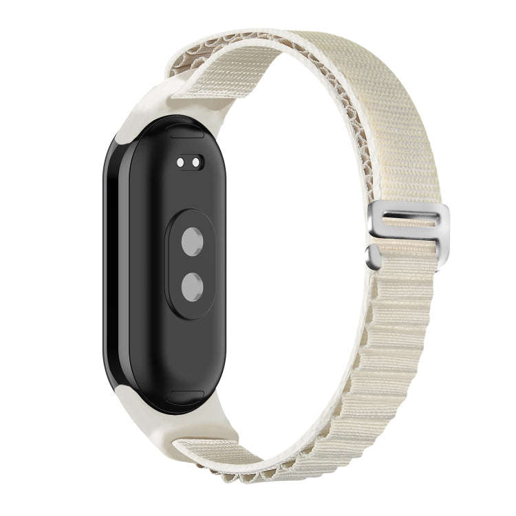 For Xiaomi Mi Band 8 Loop Nylon Watch Band(Starlight Color)