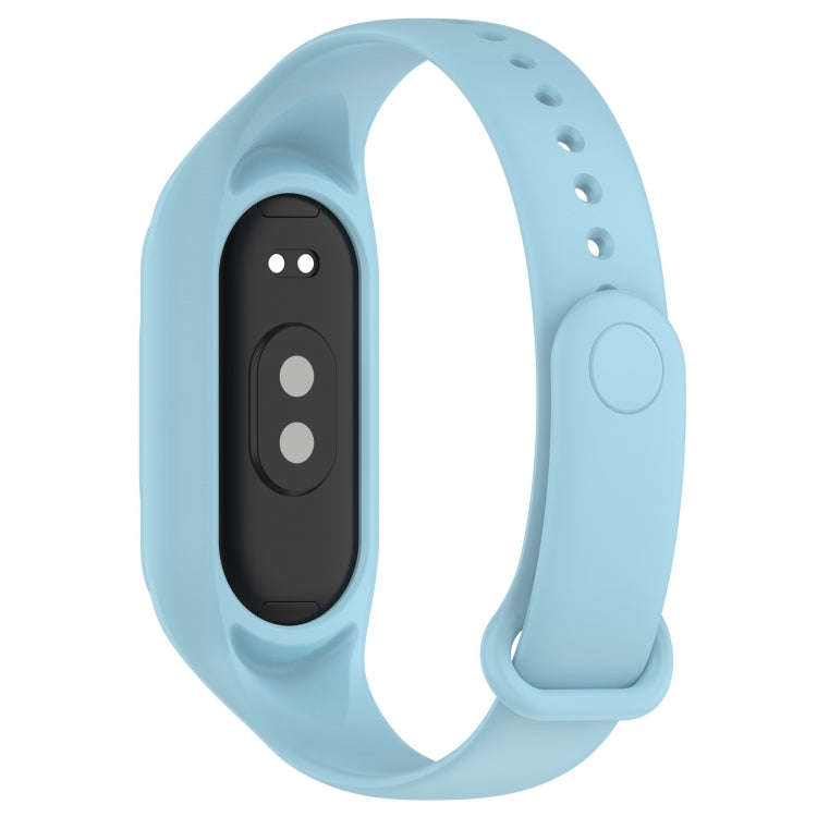 For Xiaomi Mi Band 8 Integrated Silicone Replacement Watch Band(Blue)