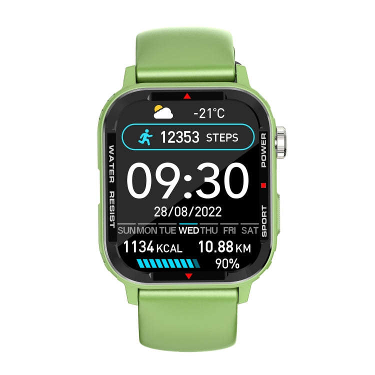 G96 1.85 inch HD Square Screen Rugged Smart Watch Support Bluetooth Calling/Heart Rate Monitoring...