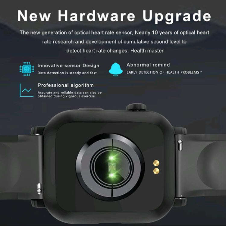 G96 1.85 inch HD Square Screen Rugged Smart Watch Support Bluetooth Calling/Heart Rate Monitoring...