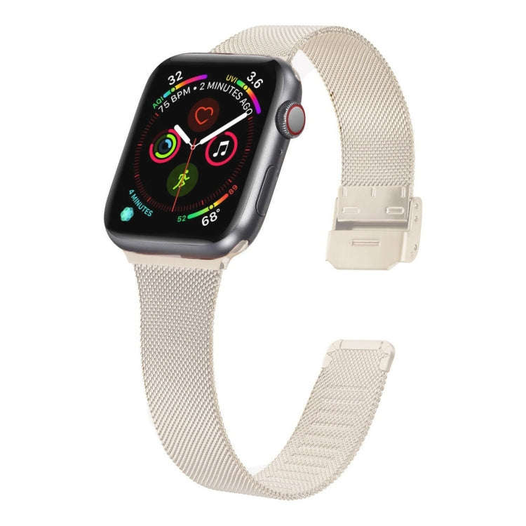 For Apple Watch Series 9&8&7 41mm / SE 3&SE 2&6&SE&5&4 40mm / 3&2&1 38mm Milanese Stainless Steel...