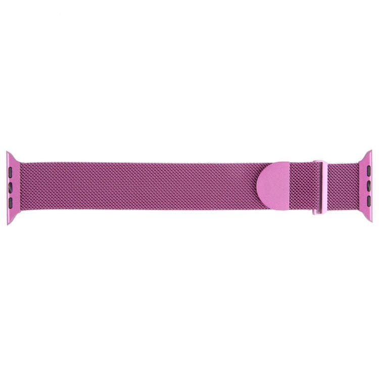 For Apple Watch SE 2022 44mm Milanese Metal Magnetic Watch Band(Purple)