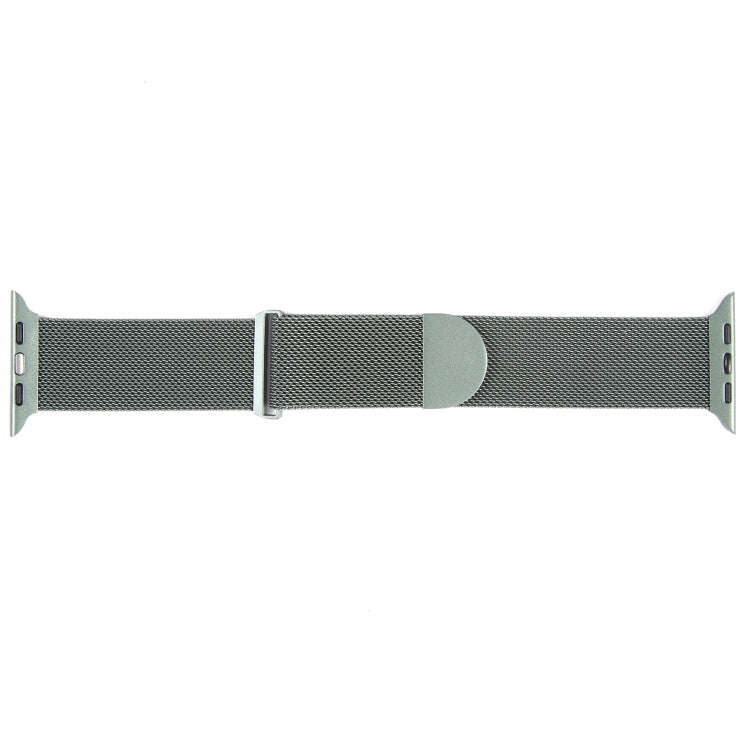 For Apple Watch SE 40mm Milanese Metal Magnetic Watch Band(Pine Green)