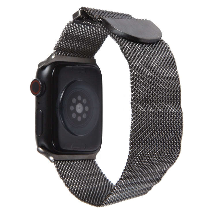 For Apple Watch 4 40mm Milanese Metal Magnetic Watch Band(Gunmetal)