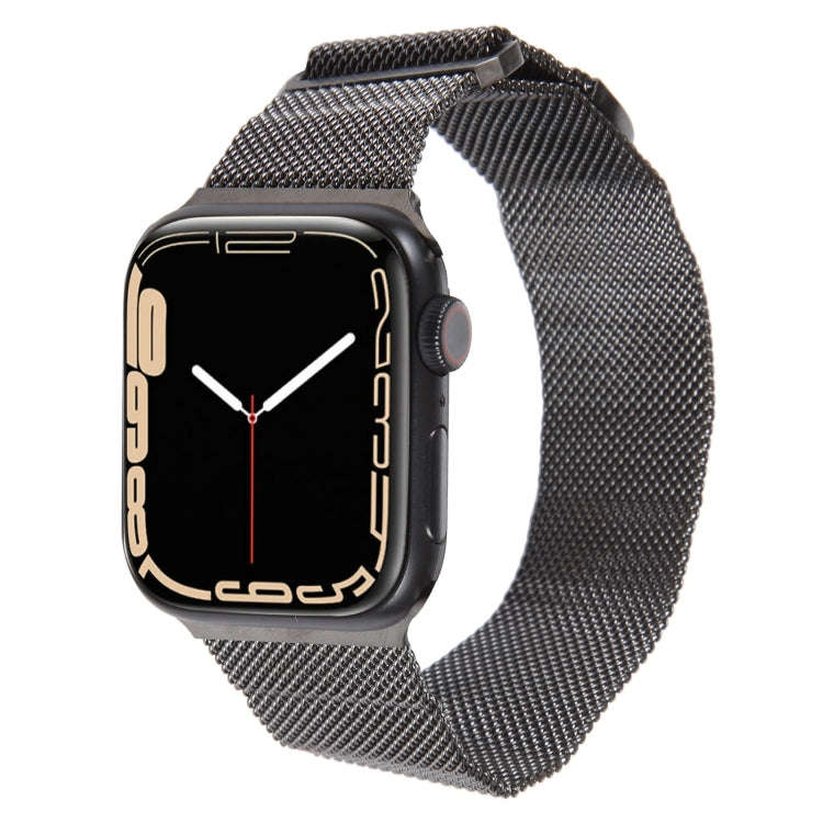 For Apple Watch 4 40mm Milanese Metal Magnetic Watch Band(Gunmetal)