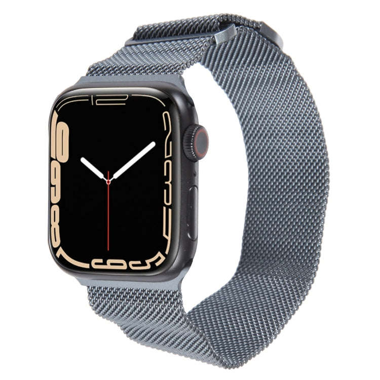 For Apple Watch 4 40mm Milanese Metal Magnetic Watch Band(Space Grey)