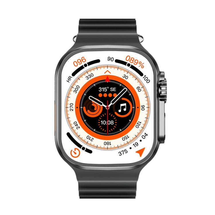 WS-E9 Ultra 2.2 inch IP67 Waterproof Metal Buckle Ocean Silicone Band Smart Watch, Support Heart ...