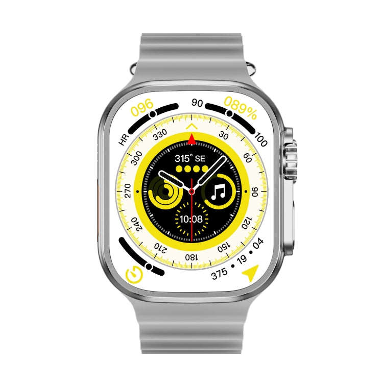 WS-E9 Ultra 2.2 inch IP67 Waterproof Metal Buckle Ocean Silicone Band Smart Watch, Support Heart ...