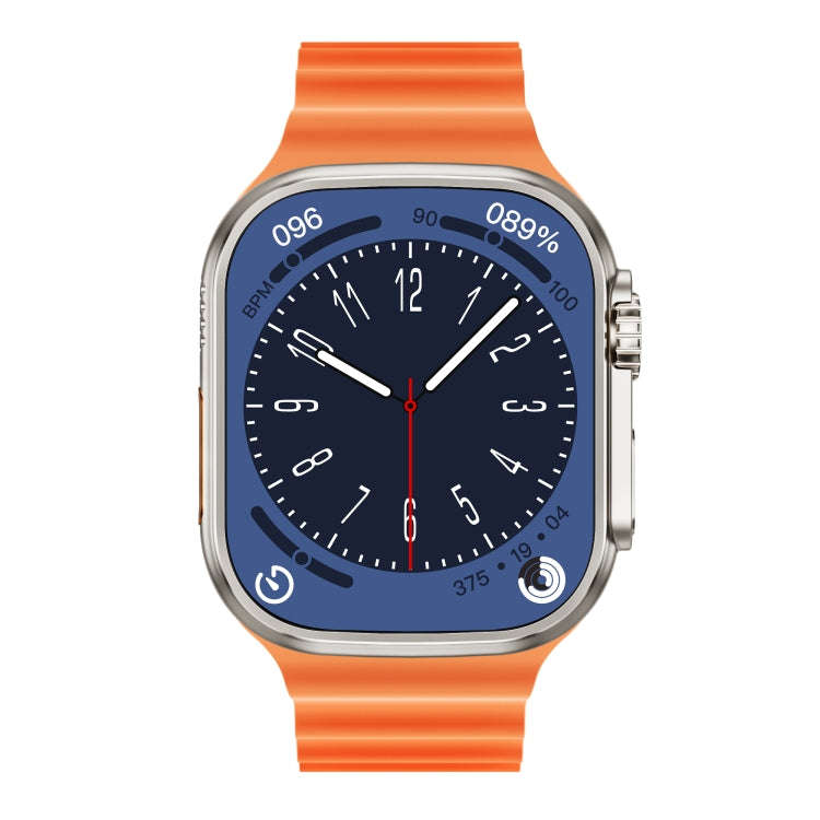 WS-E9 Ultra 2.2 inch IP67 Waterproof Ocean Silicone Band Smart Watch, Support Heart Rate / NFC(Or...