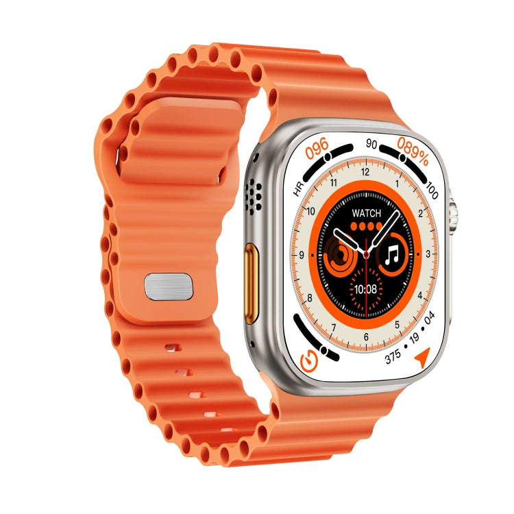 WS-E9 Ultra 2.2 inch IP67 Waterproof Ocean Silicone Band Smart Watch, Support Heart Rate / NFC(Or...