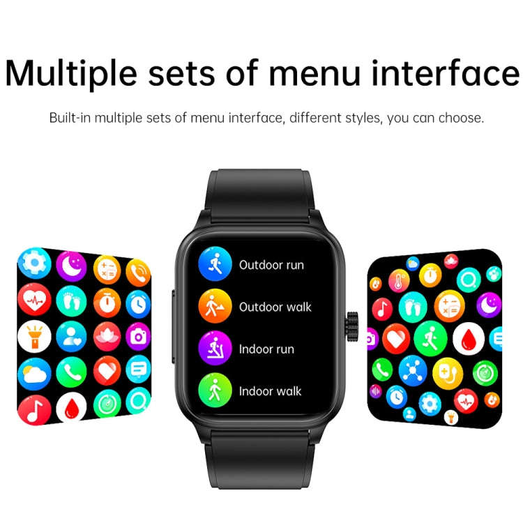 ET540 1.91 inch IP67 Waterproof Silicone Band Smart Watch, Support ECG / Non-invasive Blood Gluco...