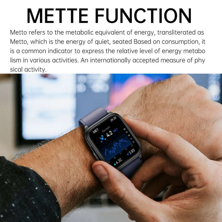 ET540 1.91 inch IP67 Waterproof Silicone Band Smart Watch, Support ECG / Non-invasive Blood Gluco...