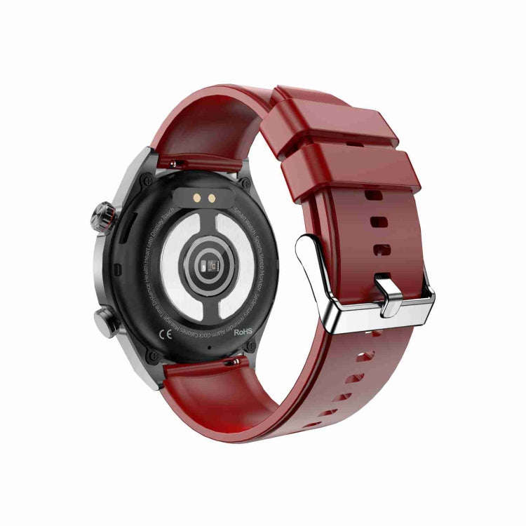 ET450 1.39 inch IP67 Waterproof Silicone Band Smart Watch, Support ECG / Non-invasive Blood Gluco...
