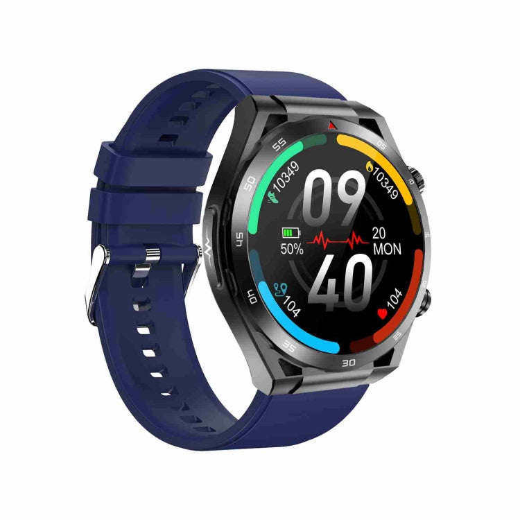 ET450 1.39 inch IP67 Waterproof Silicone Band Smart Watch, Support ECG / Non-invasive Blood Gluco...