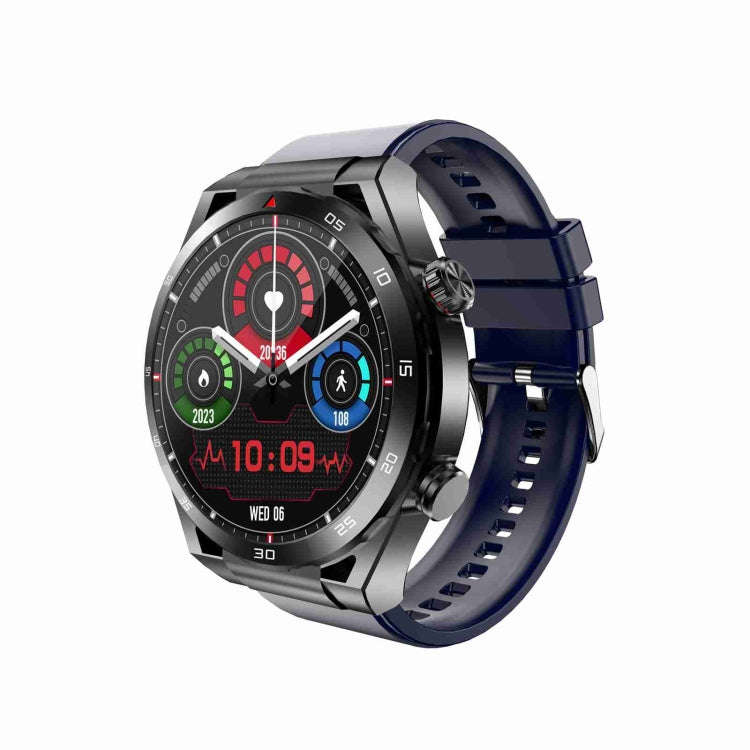 ET450 1.39 inch IP67 Waterproof Silicone Band Smart Watch, Support ECG / Non-invasive Blood Gluco...