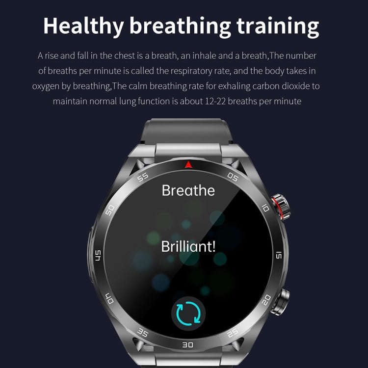 ET450 1.39 inch IP67 Waterproof Silicone Band Smart Watch, Support ECG / Non-invasive Blood Gluco...