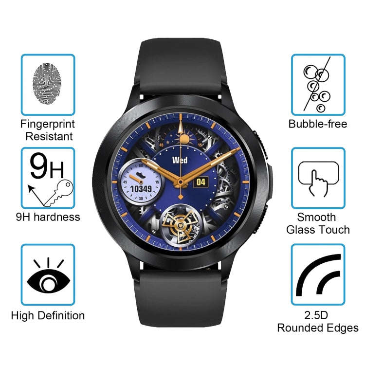 For Zeblaze Btalk 2 10pcs 0.26mm 2.5D 9H Tempered Glass Film Watch Screen Protector