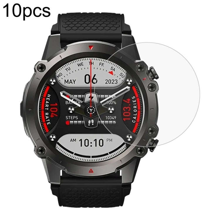 For Zeblaze Vibe 7 Lite 10pcs 0.26mm 2.5D 9H Tempered Glass Film Watch Screen Protector