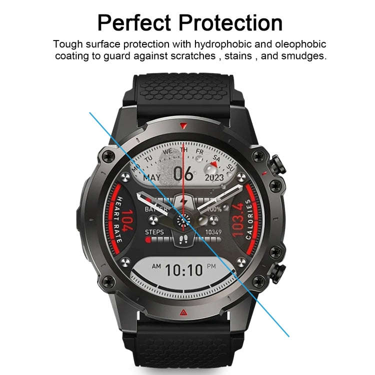 For Zeblaze Vibe 7 Lite 10pcs 0.26mm 2.5D 9H Tempered Glass Film Watch Screen Protector