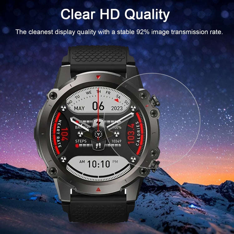 For Zeblaze Vibe 7 Lite 10pcs 0.26mm 2.5D 9H Tempered Glass Film Watch Screen Protector