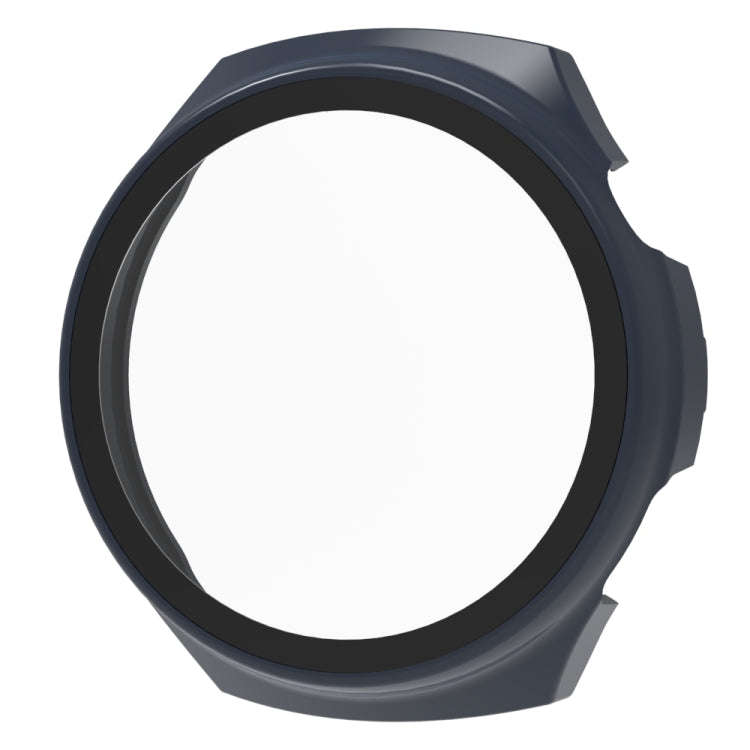 For Huawei Watch 4 Tempered Film + PC Integrated Watch Protective Case(Midnight Blue)
