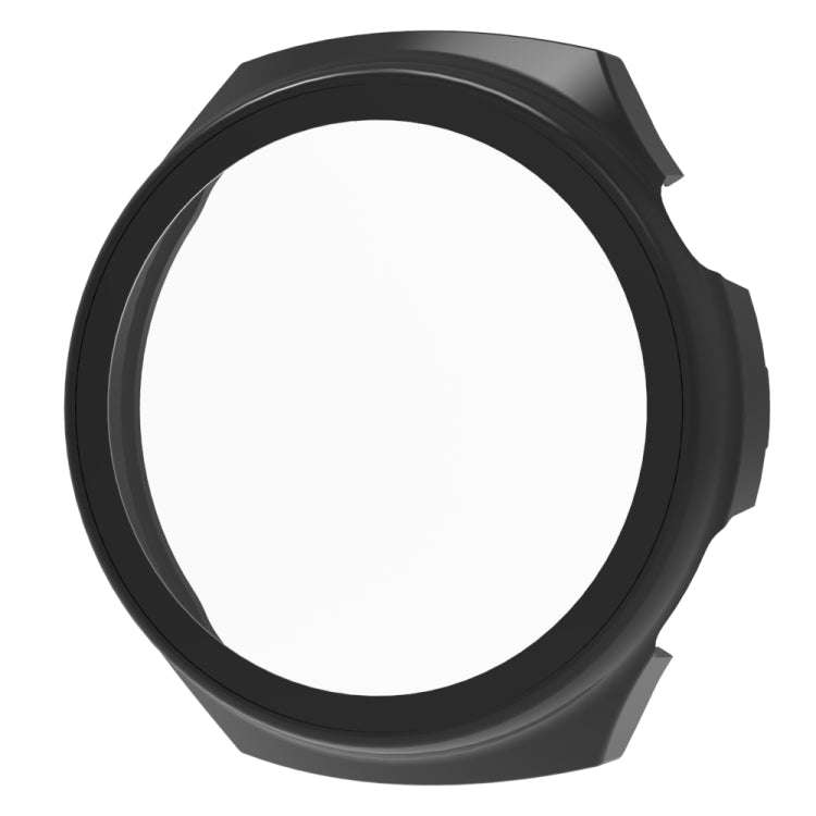 For Huawei Watch 4 Pro Tempered Film + PC Integrated Watch Protective Case(Black)
