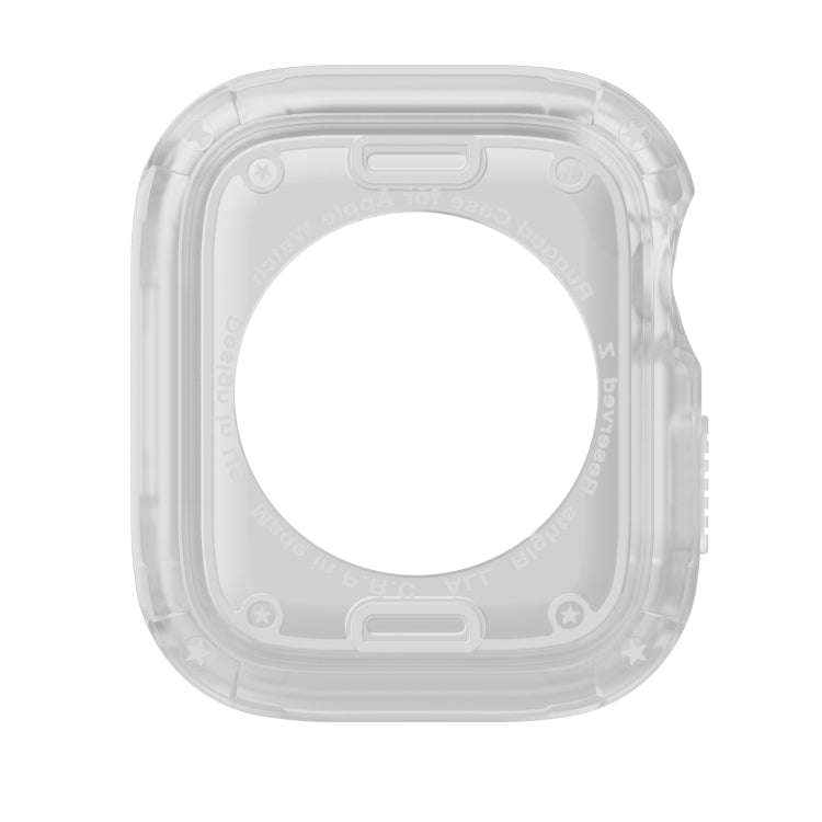 For Apple Watch Series 6 / 5 / 4 / SE 40mm 2-in-1 PC Hybrid TPU Armor Watch Case(Transparent)