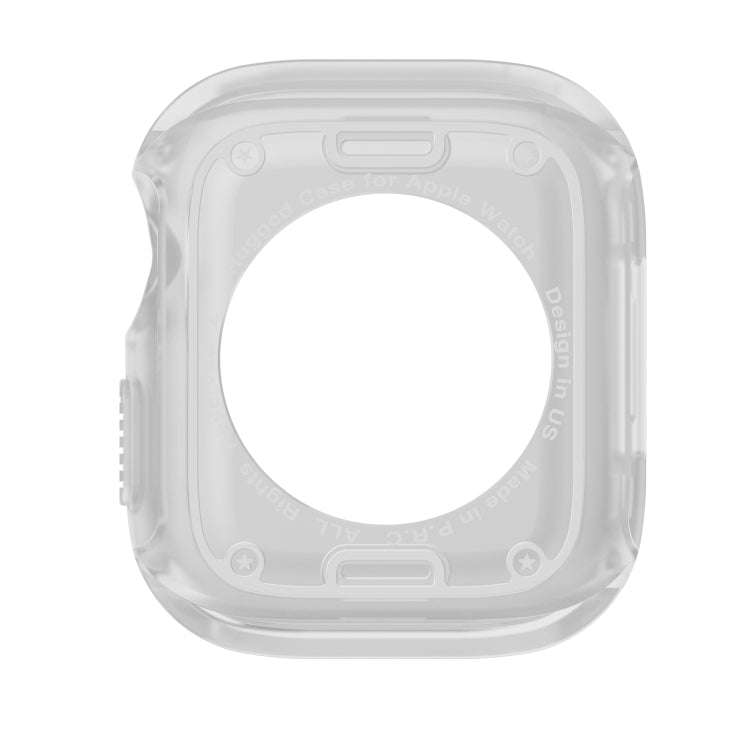 For Apple Watch Series 6 / 5 / 4 / SE 40mm 2-in-1 PC Hybrid TPU Armor Watch Case(Transparent)