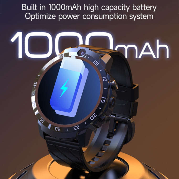 MT27 4G+64G 1.6 inch IP67 Waterproof 4G Android 8.1 Smart Watch Support Heart Rate / GPS, Type:Le...