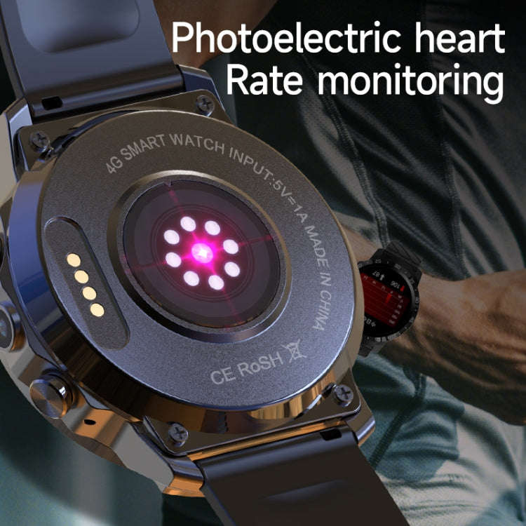 MT27 4G+64G 1.6 inch IP67 Waterproof 4G Android 8.1 Smart Watch Support Heart Rate / GPS, Type:Le...