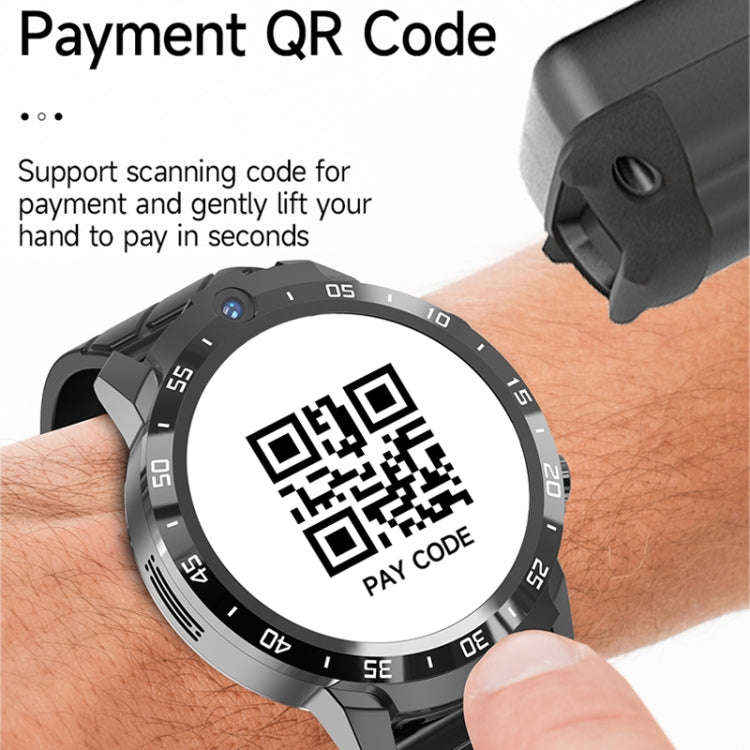 MT27 4G+64G 1.6 inch IP67 Waterproof 4G Android 8.1 Smart Watch Support Heart Rate / GPS, Type:Le...