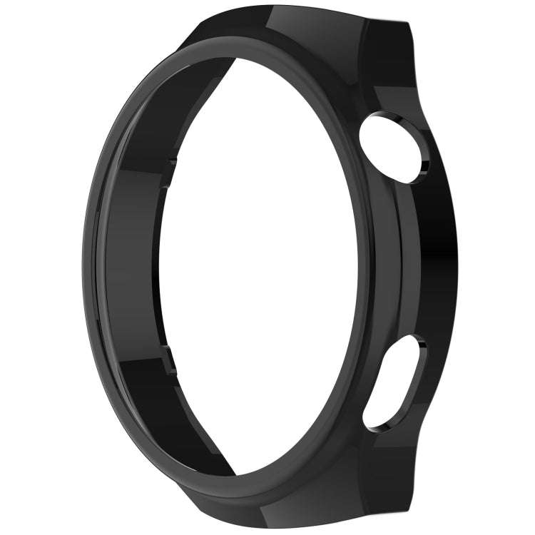 For Huawei Watch 4 Pro Half Coverage Hollowed Watch Protective Case + Hydrogel Film Set(Black)