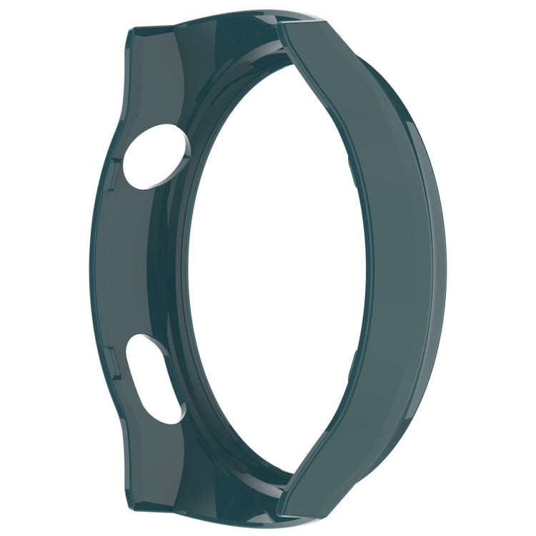 For Huawei Watch 4 Pro Half Coverage Hollowed Watch Protective Case + Hydrogel Film Set(Pine Green)