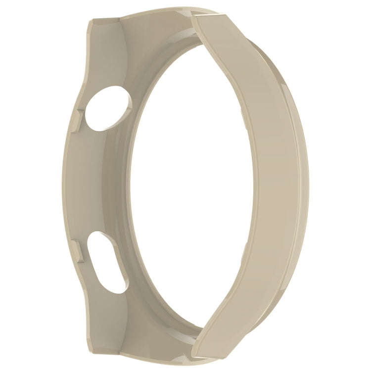 For Huawei Watch 4 Pro Half Coverage Hollowed Watch Protective Case + Hydrogel Film Set(Ivory White)